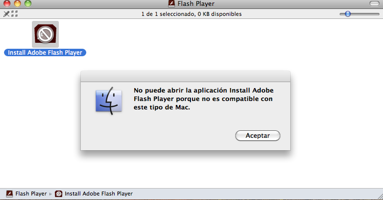 flash player mac os x 10.5.8